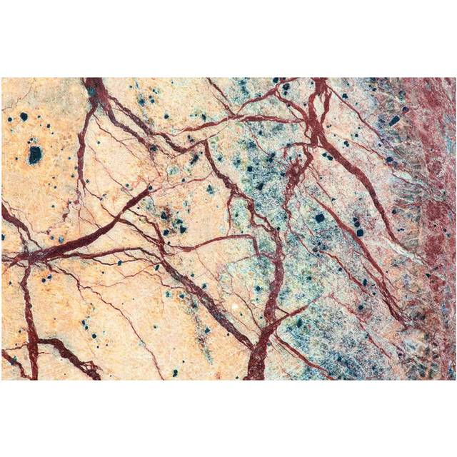 Usa, California. Detail Of Cut Slab Of Marble Rock by - Wrapped Canvas Graphic Art (30.48cm H x 45.72cm W x 1.91cm D)