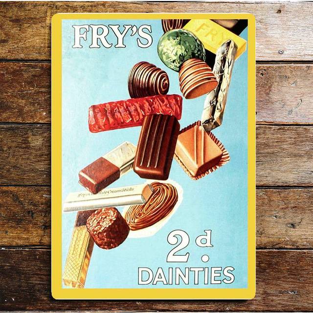 Fry's Milk Chocolate Variety - Blue;Red;Yellow (40cm H X 28cm W)