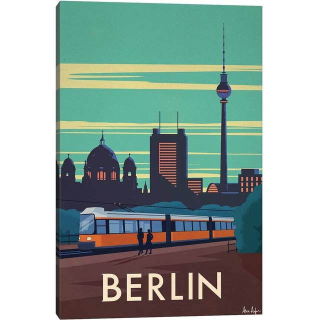 Berlin by IdeaStorm Studios - Wrapped Canvas Graphic Art (20.32 cm H x 30.48 cm W)