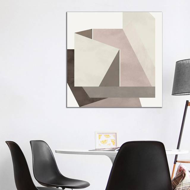 Geometric Construction II (93.98cm H x 93.98cm W x 3.81cm D)