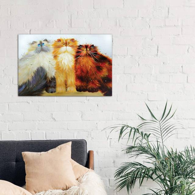 'Miss Freeway Carwash and Parsley' Painting Print on Wrapped Canvas (101.6 cm H x 66.04 cm W x 3.175 cm D)