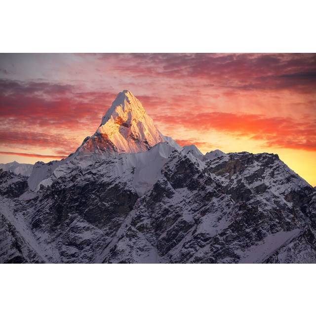 Ama Dablam Peak Sunset (81cm H x 122cm W x 3.8cm D)