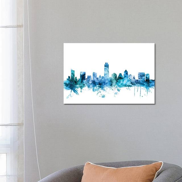 Berlin, Germany Skyline by Michael Tompsett - Wrapped Canvas Art Prints (66.04 cm H x 45.72 cm W x 3.175 cm D)