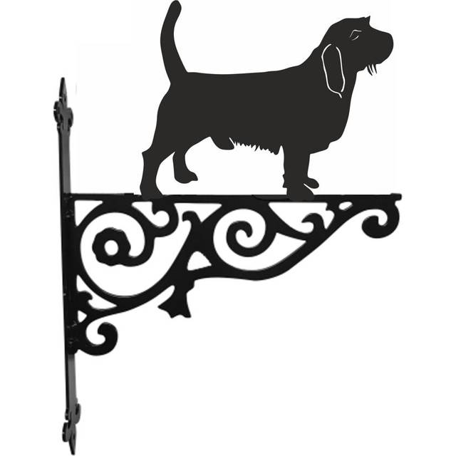 Basset Fauve De Bretagne Ornamental Hanging Bracket (375cm H X 300cm W X 3cm D)