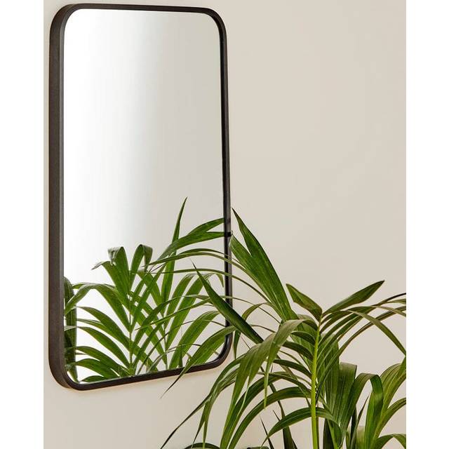 Squoval Wall Mirror Gold - Black (60cm H X 40cm W X 3cm D)