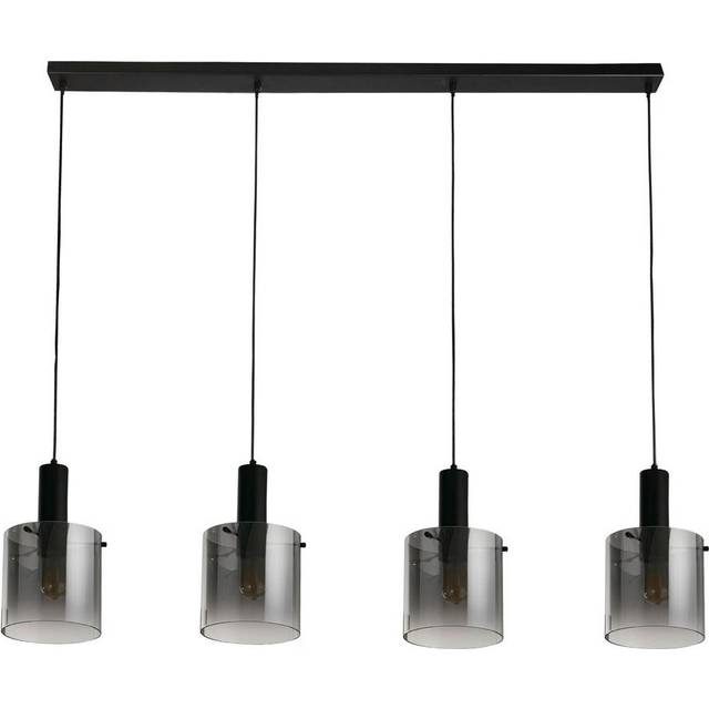 Searchlight 88910-4BK Sweden 4 Light Bar Pendant Black Metal Smoked Om