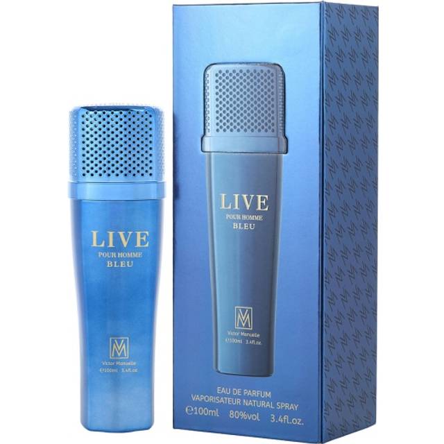 Victor Manuelle Live Bleu Cologne 100 ml EDP Spray for Men (100 ml)
