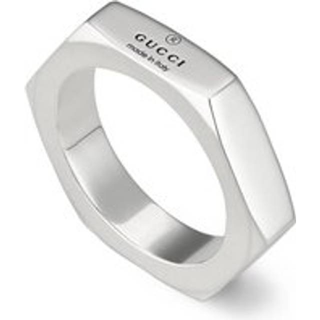 Gucci Trademark Sterling Silver Ring - W