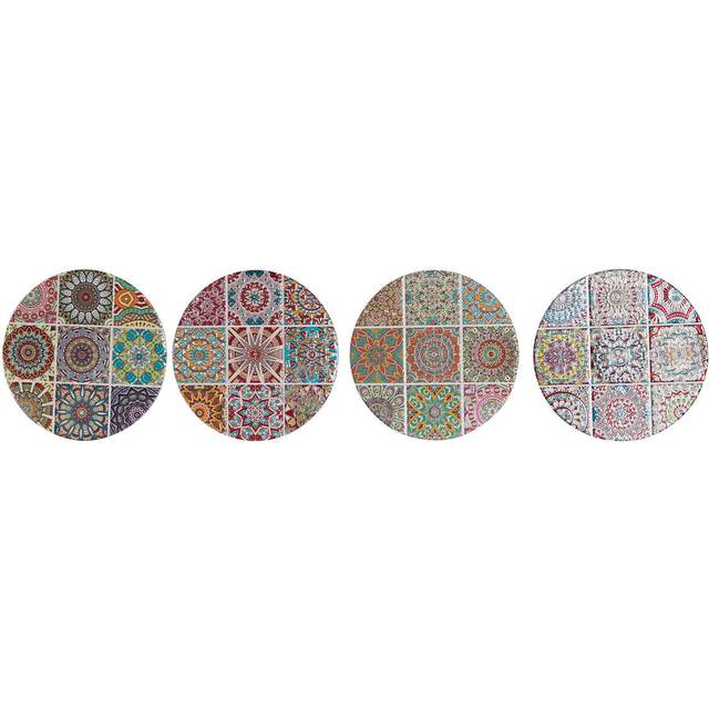 Home ESPRIT Dolomit korkunderlägg 20 x 20 x 0,7 cm Mandala (4 st)