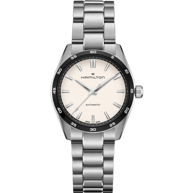 Hamilton Jazzmaster Performer Stainless Steel White Dial Automatic H36205110 100M Men's Watch white