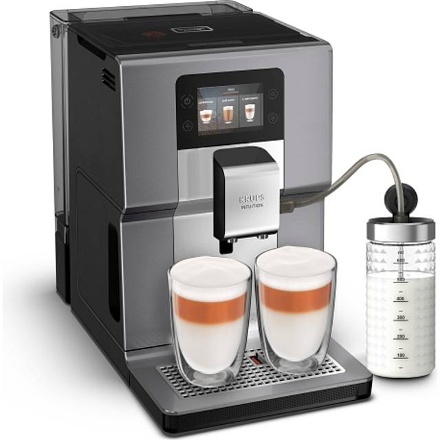 Krups Intuition Preference+ EA875E10 Bean To Cup Coffee Machine - Black/Silver