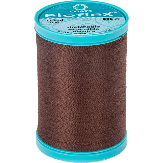 Coats Eloflex Stretch Thread 225yd-Dark Brown S992-8890
