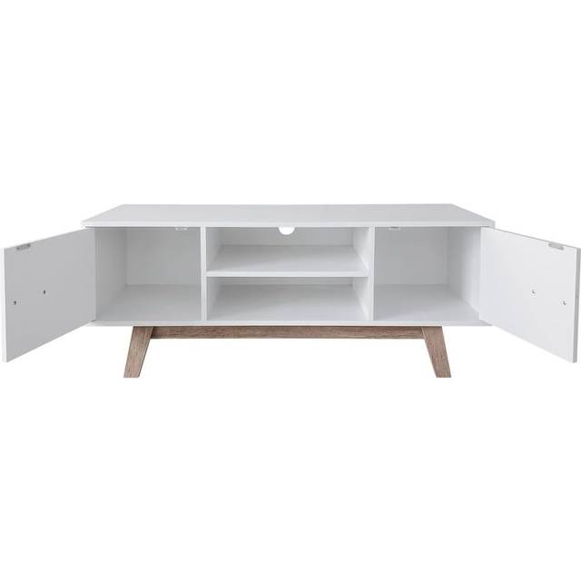 TV Unit White Gloss Living Room Cupboard Entertainment Stand Cabinet