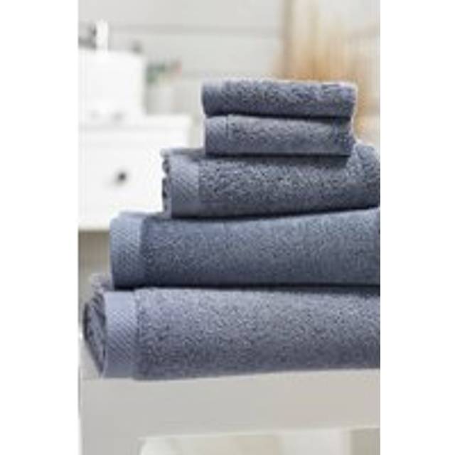 The Lyndon Company Egyptian Spa 700Gsm Cotton Towels – Ultra Soft, Highly Absorbent, Luxury Bathroom Essentials In Mid Blue - Hand Towel