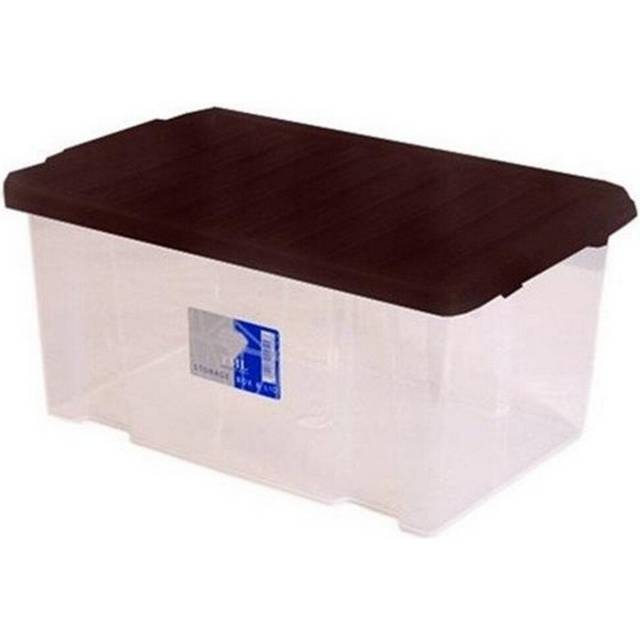 Clear Storage Box with Lid - One Size