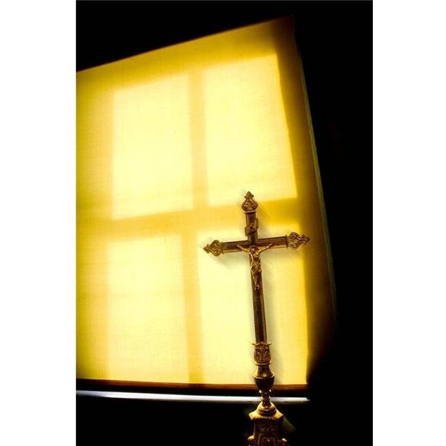 Crucifix Next To A Window Poster Print by Richard Wear, 24 x 36 - Large