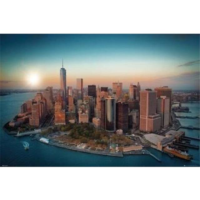 New York Freedom Tower - Manhattan Poster Print - 24 x 36 in.