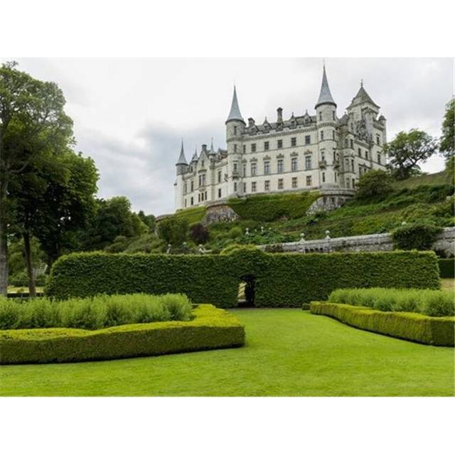 Dunrobin Castle - Golspie Scotland Poster Print by Keith Levit, 17 x 13