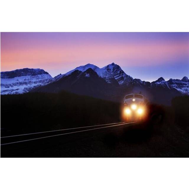 Locomotive Train At Night Poster Print by Richard Wear, 34 x 22 - Large