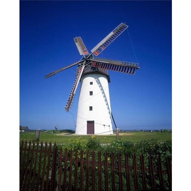 Low Angle View of A Traditional Windmill Skerries County Dublin Republic of Ireland Poster Print by The Irish Image Collection, 26 x 32 - Large