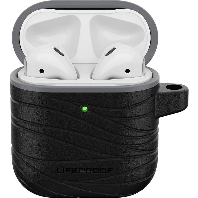 LifeProof Headphone Case för AirPods (1:e Gen 2016 / 2:e Gen 2019), stöttåligt, fallskyddat, ultratunt, repskyddat för Apple AirPods, inklusive karbinhake, tillverkad med hållbarhet, Mörkgrå