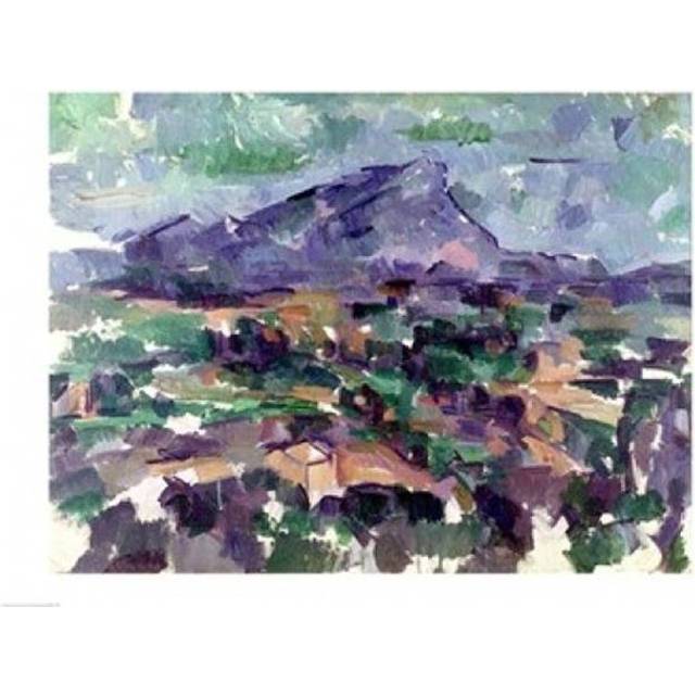 Montagne Sainte-Victoire Poster Print by Paul Cezanne - 36 x 24 in. - Large