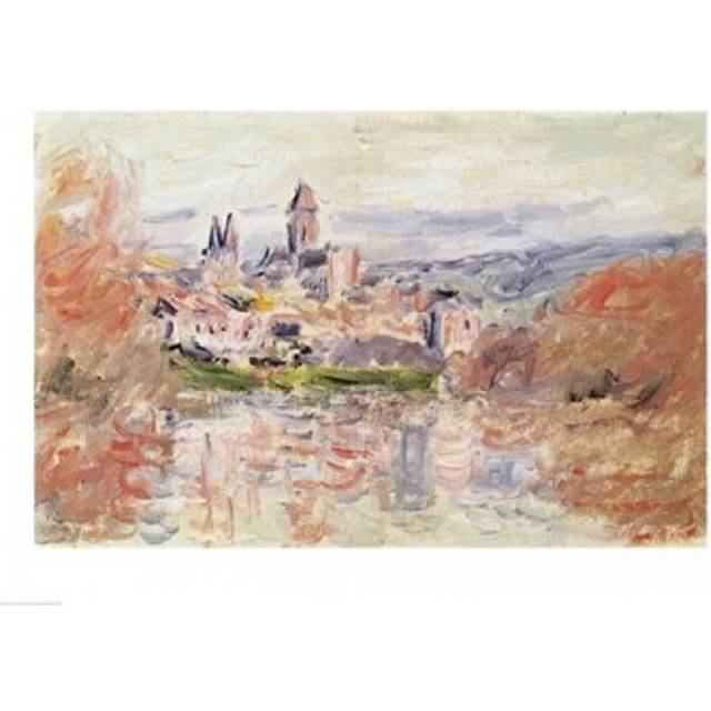 The Village of Vetheuil C.1881 Poster Print by Claude Monet - 36 x 24 in. - Large