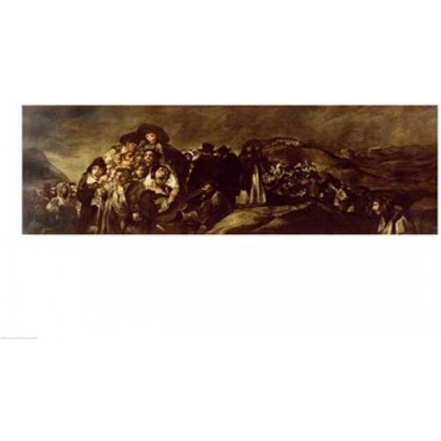 Pilgrimage To San Isidros Fountain Poster Print by Francisco De Goya - 36 x 24 in. - Large