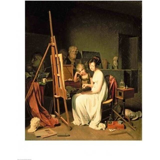 Artists Studio Poster Print by Louis-Leopold Boilly - 24 x 36 in. - Large