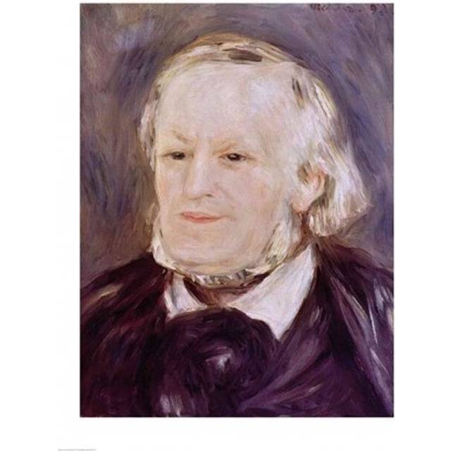 Portrait of Richard Wagner Poster Print by Pierre-Auguste Renoir - 24 x 36 in. - Large