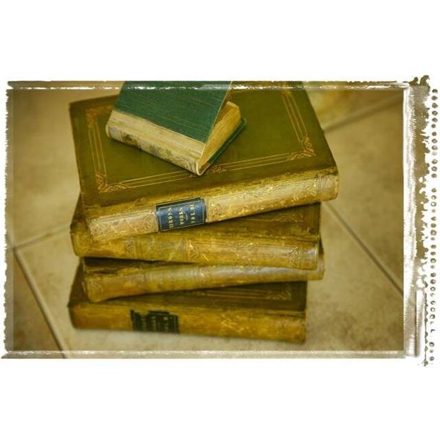 Stack of Antique Books Poster Print by Don Hammond, 34 x 22 - Large