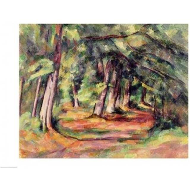 Sous-Bois Poster Print by Paul Cezanne - 36 x 24 in. - Large