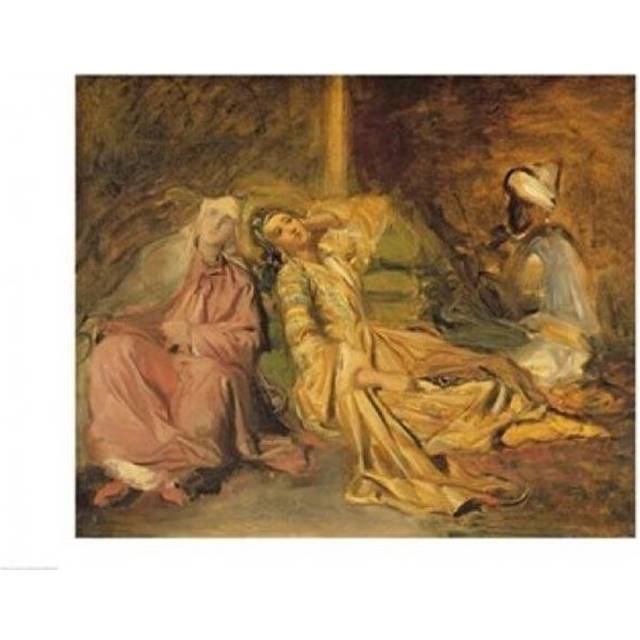 Study for The Interior of A Harem Poster Print by Theodore Chasseriau - 36 x 24 in. - Large