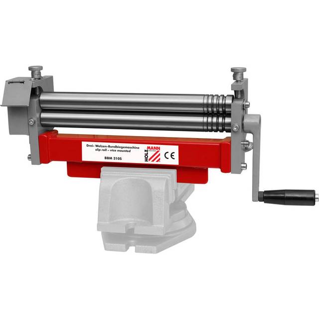 Holzmann - mini hand slip forming bending rolls machine 3 rollers BBM310S