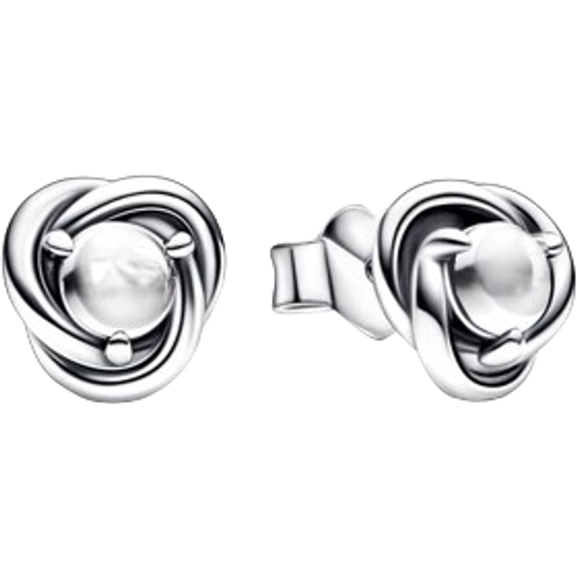 Pandora  Earrings Eternity Circle Button Earrings April 292335C01