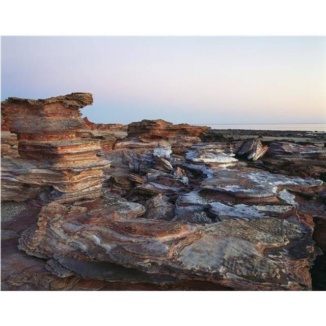 Gantheaume Point at Sunset - Broome Australia Poster Print - 34 x 26 in. - Large