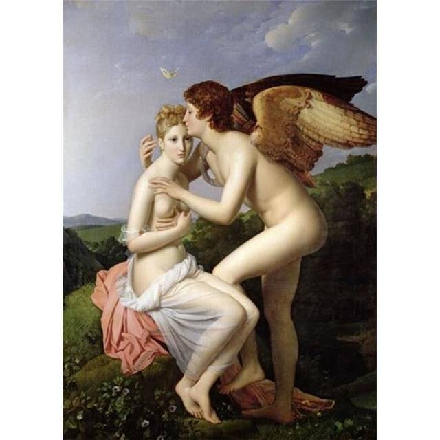 Psyche Receiving The First Kiss of Cupid 1798 Poster Print by Francois Gerard - 11.50 x 16 in.