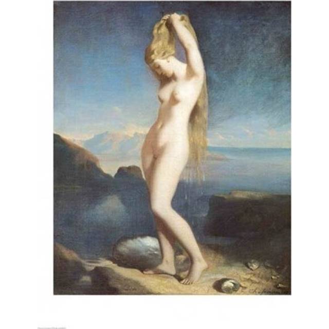 Venus Anadyomene Poster Print by Theodore Chasseriau - 24 x 36 in. - Large
