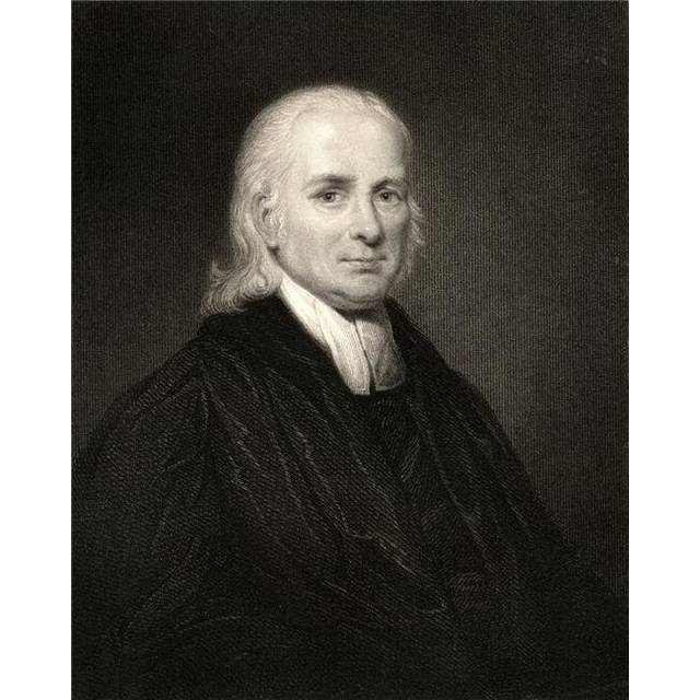 Christian Friedric Schwartz 1726-1798 Lutherian Missionary From The Book Gallery of Portraits Published London 1833 Poster Print, Large - 26 x 34