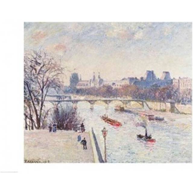 The Louvre 1902 Poster Print by Camille Pissarro - 36 x 24 in. - Large