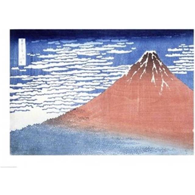 Fine Weather with South Wind Poster Print by Katsushika Hokusai - 36 x 24 in. - Large