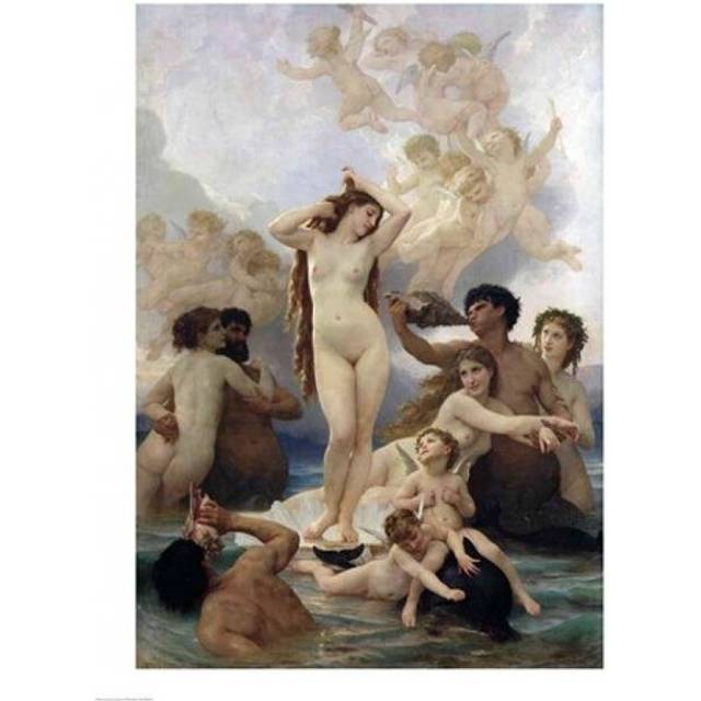The Birth of Venus 1879 Poster Print by William A. Bouguereau - 24 x 36 in. - Large