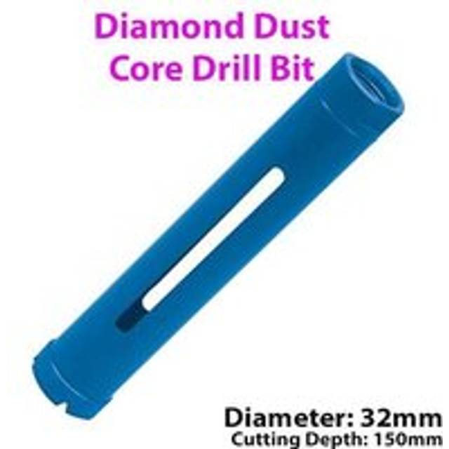 32mm x 150mm Diamond Core Drill Bit Hole Cutter For Brick Wall / Concrete Block - Multi - One Size