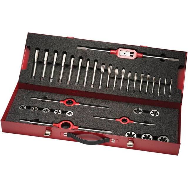 Dormer L120 HS-14M 37-PC HSS Straight Flute Tap & Die Set