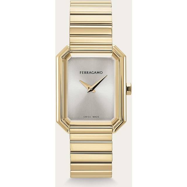 Ferragamo Women Ferragamo Crystal watch White