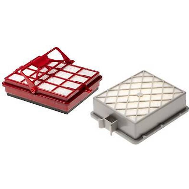 Vhbw - 2x Vacuum Cleaner Filter Set compatible with Lux AP11, Intelligence Series, S115 Vacuum Cleaner, Combi + hepa Filter