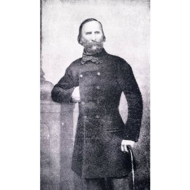 Giuseppe Garibaldi 1807-1882 Italian Soldier - Played Central Role In Unification of Italy From An Engraving In The Bri Poster Print, 11 x 20