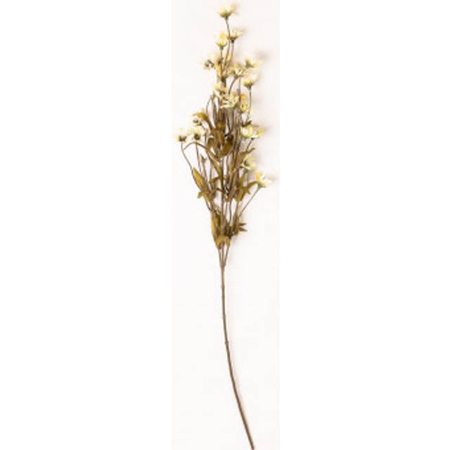 Set Of 2 Artificial Branches Daisies Yellow Sklum