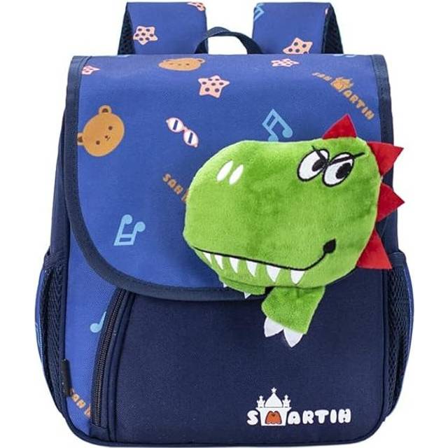 Backpack Kids Toddler Backpack for Boys Girls Lightweight Waterproof Preschool Travel Schoolbag for 2-7 Years-Blue Dinosaur