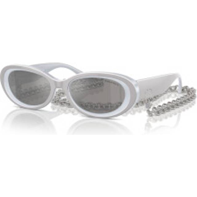 Tiffany & Co. Woman Sunglass TF4221 -  Frame color: Silver Metallic, Lens color: Light Grey Mirror Silver